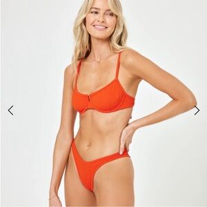L*Space HUNTER Bikini Top PIMENTO 🧡